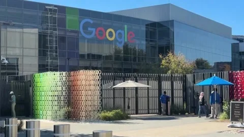 Tech giants Google, Microsoft, and Meta prepare to release their earnings report Stock Footage 320088261