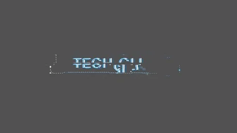Tech Glitch Title Stock After Effects