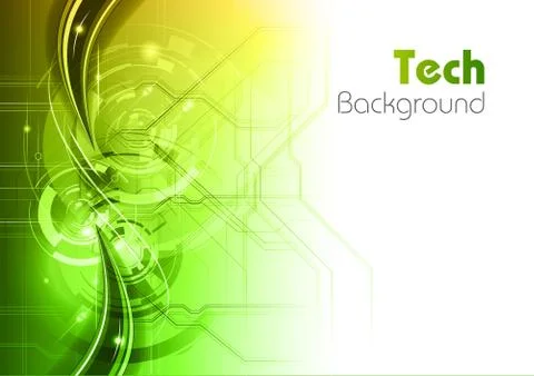Tech gradient Illustrazione stock