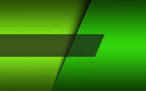 Tech green modern material design. Vector abstract widescreen background Stock Illustration