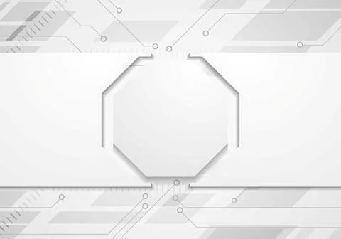 Tech grey abstract background with circuit board Tech grey abstract corpor... 스톡 사진