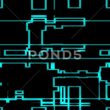 Tech Grunge Seamless Texture Stock Illustration ~ #32207488