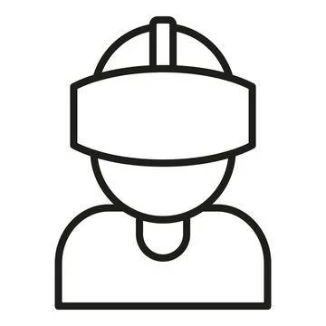 Tech headset control icon outline vector. Augmented reality Stock Illustration