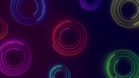 Tech HUD Innovation circle interfaces. Hi tech futuristic display. Blue hologram Video stock 295955136