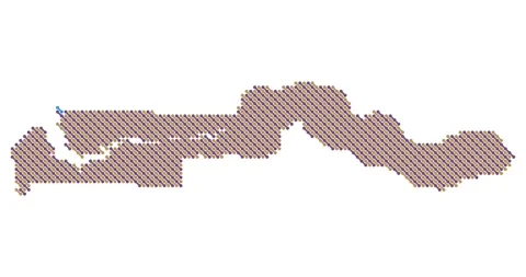 Tech Lines Building Gambia Map Silhouette Stock Footage 324008785
