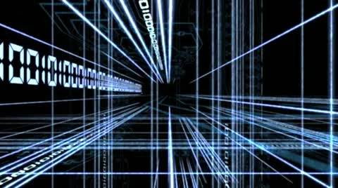 Tech Lines Video stock 12368746