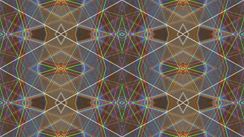 Tech Lines Glitch Pixel Geometric Symmetric Pattern Loop Stock Footage 162612716