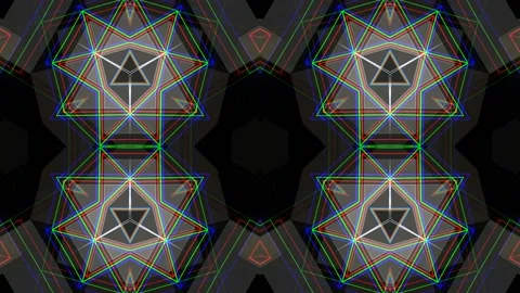 Tech Lines Glitch Pixel Geometric Symmetric Pattern Loop 스톡 동영상 162612812