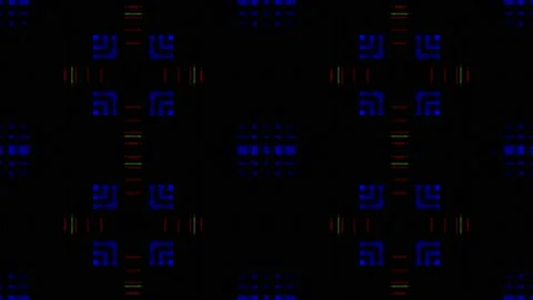 Tech Lines Stripes Pattern Abstract Pattern Seamless Loop VJ Stock Footage 154899523