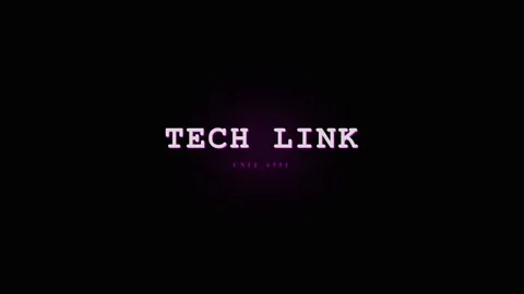 Tech Link Digital Connection Abstract Background with Glitch Effect Stock Footage 331568494