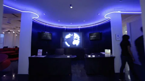 Tech Lobby Vídeos de archivo 32185699