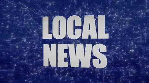 Tech local news graphic Stock Footage 171891579