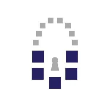 Tech lock illustration Stock Illustration