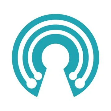 Tech logo concept- vector logo concept illustration. Security logo sign. Conc Stock Illustration