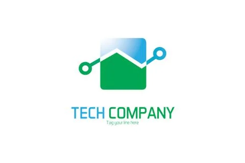 Tech logo Stock Illustration