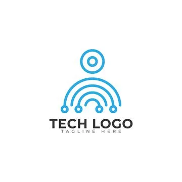 Tech logo Stock Illustration