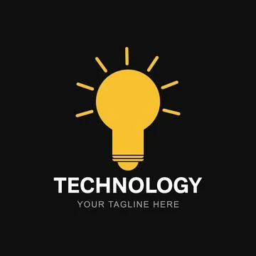 Tech logo template. Stock Illustration