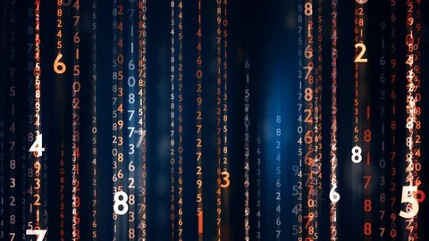 Tech Matrix Data Flow Stock Footage 97403400