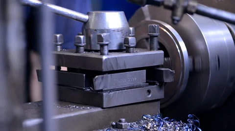 Tech mechanics Inspector hand checks milling machine, tool to measure or just an Vidéo 57689822