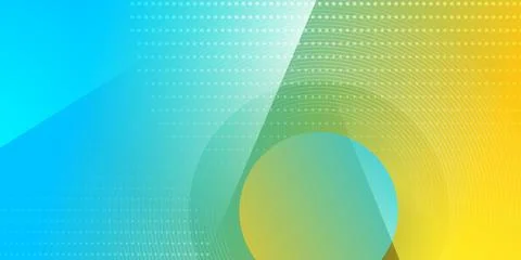 Tech minimal geometric abstract bright background with glossy circle and do.. 库存插图