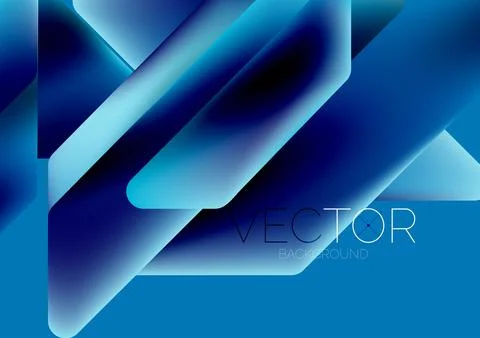 Tech minimal geometric wallpaper. Creative abstract background. Vector Illustrazione stock