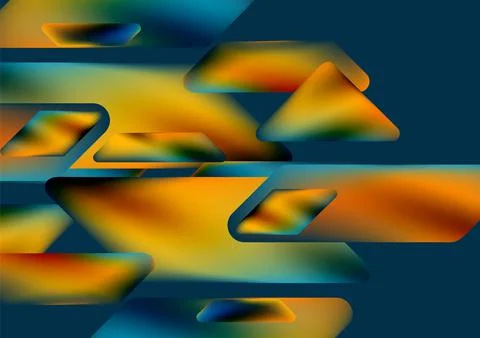 Tech minimal geometric wallpaper. Creative abstract background. Vector Stock Illustration