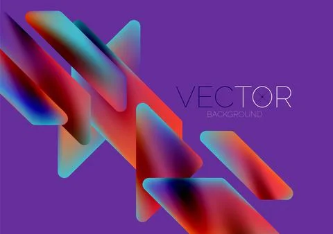 Tech minimal geometric wallpaper. Creative abstract background. Vector 스톡 일러스트