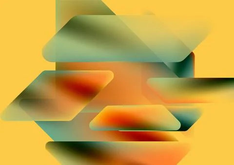 Tech minimal geometric wallpaper. Creative abstract background. Vector Illustrazione stock