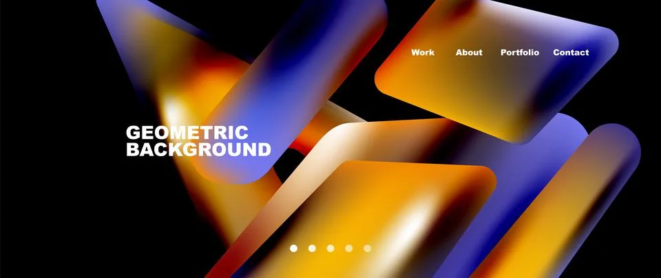 Tech minimal geometric wallpaper. Creative abstract background. Vector Stock Illustration