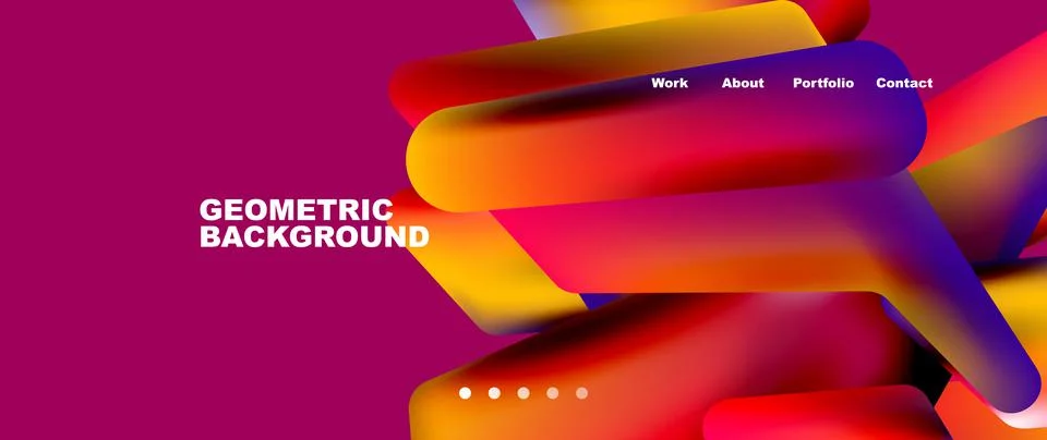 Tech minimal geometric wallpaper. Creative abstract background. Vector 스톡 일러스트