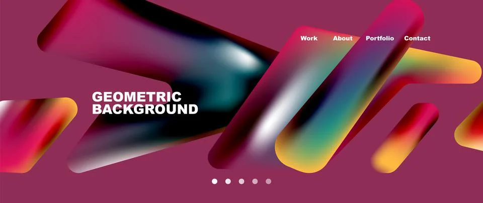 Tech minimal geometric wallpaper. Creative abstract background. Vector 스톡 일러스트