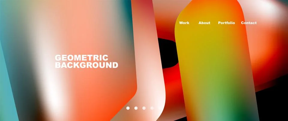Tech minimal geometric wallpaper. Creative abstract background. Vector イラスト素材