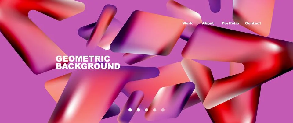 Tech minimal geometric wallpaper. Creative abstract background. Vector イラスト素材