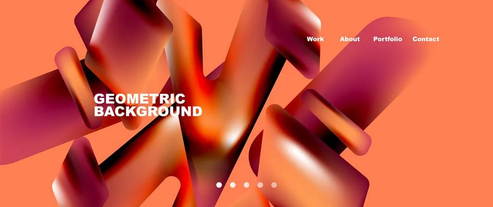 Tech minimal geometric wallpaper. Creative abstract background. Vector イラスト素材