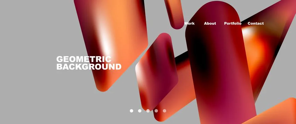 Tech minimal geometric wallpaper. Creative abstract background. Vector Illustrazione stock