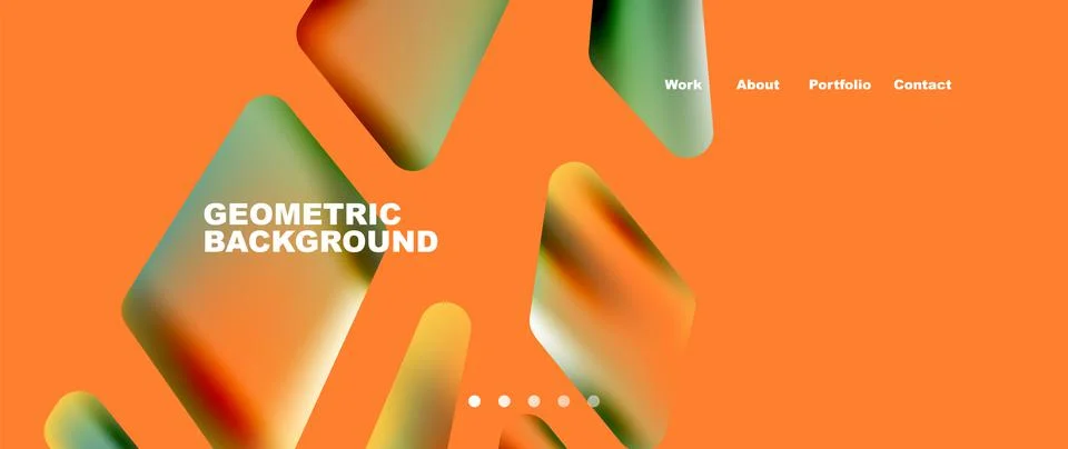 Tech minimal geometric wallpaper. Creative abstract background. Vector Illustrazione stock