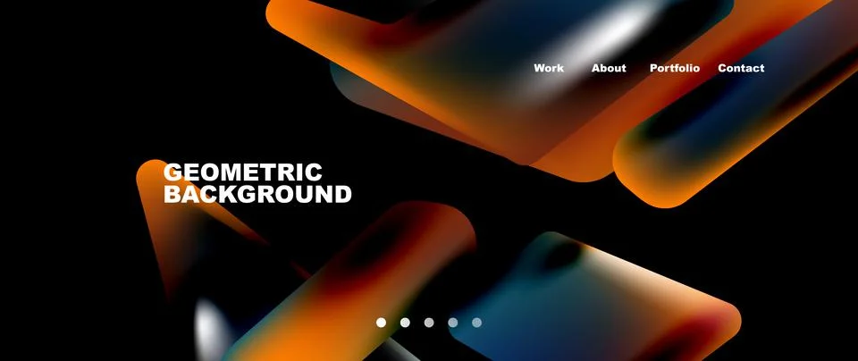 Tech minimal geometric wallpaper. Creative abstract background. Vector 스톡 일러스트