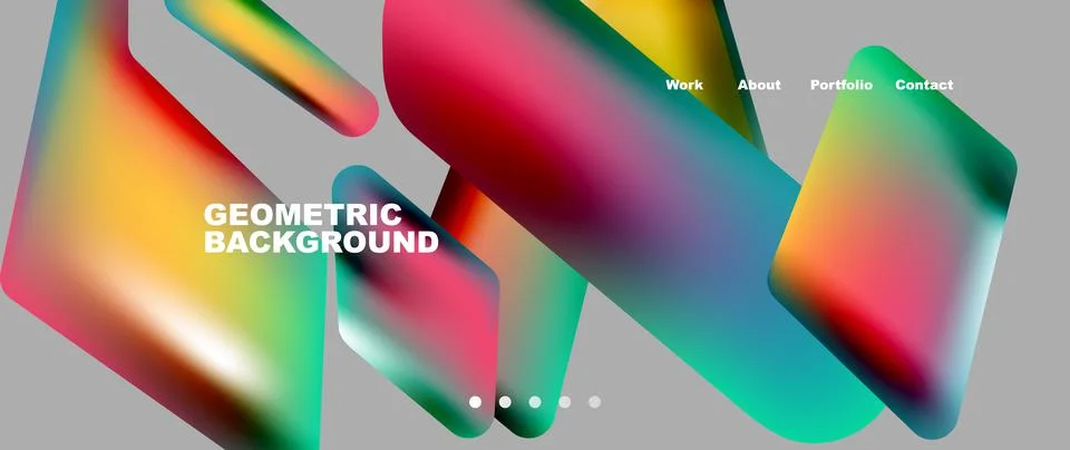 Tech minimal geometric wallpaper. Creative abstract background. Vector Stock Illustration