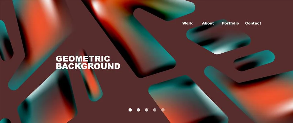 Tech minimal geometric wallpaper. Creative abstract background. Vector 스톡 일러스트
