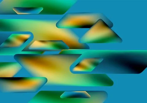 Tech minimal geometric wallpaper. Creative abstract background. Vector Illustrazione stock