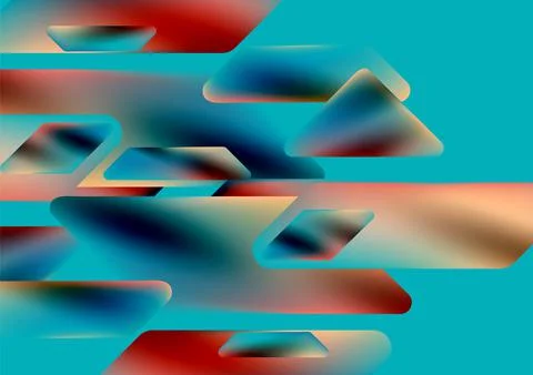Tech minimal geometric wallpaper. Creative abstract background. Vector 스톡 일러스트