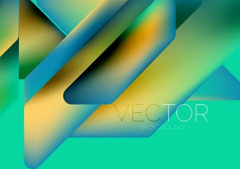 Tech minimal geometric wallpaper. Creative abstract background. Vector Stock Illustration