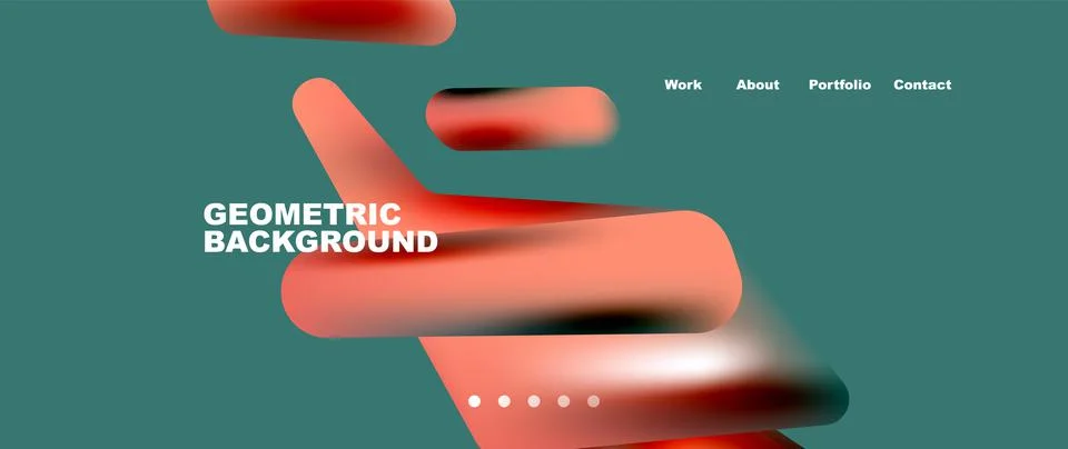 Tech minimal geometric wallpaper. Creative abstract background. Vector Stockillustratie