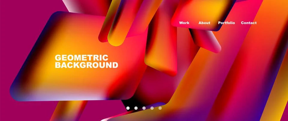 Tech minimal geometric wallpaper. Creative abstract background. Vector Stock Illustration