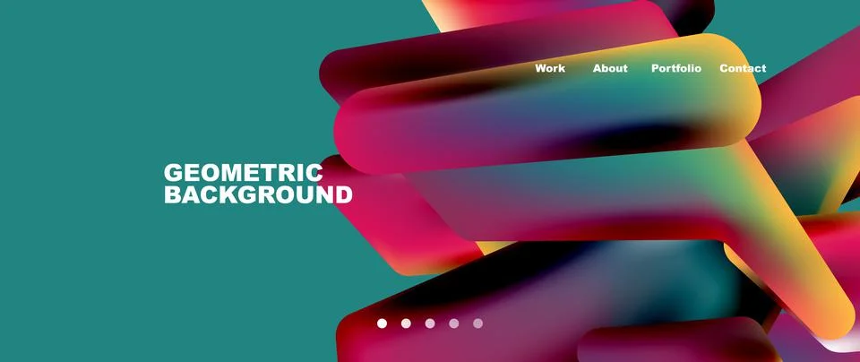 Tech minimal geometric wallpaper. Creative abstract background. Vector 스톡 일러스트