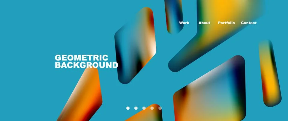 Tech minimal geometric wallpaper. Creative abstract background. Vector 스톡 일러스트