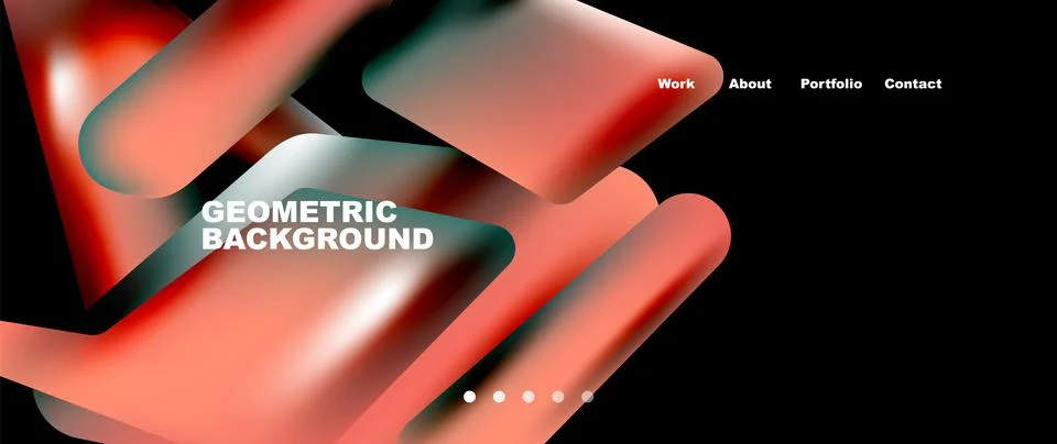 Tech minimal geometric wallpaper. Creative abstract background. Vector Stock Illustration