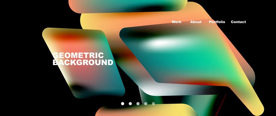 Tech minimal geometric wallpaper. Creative abstract background. Vector 스톡 일러스트