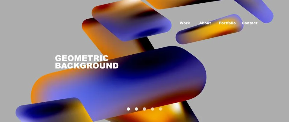Tech minimal geometric wallpaper. Creative abstract background. Vector Stock Illustration