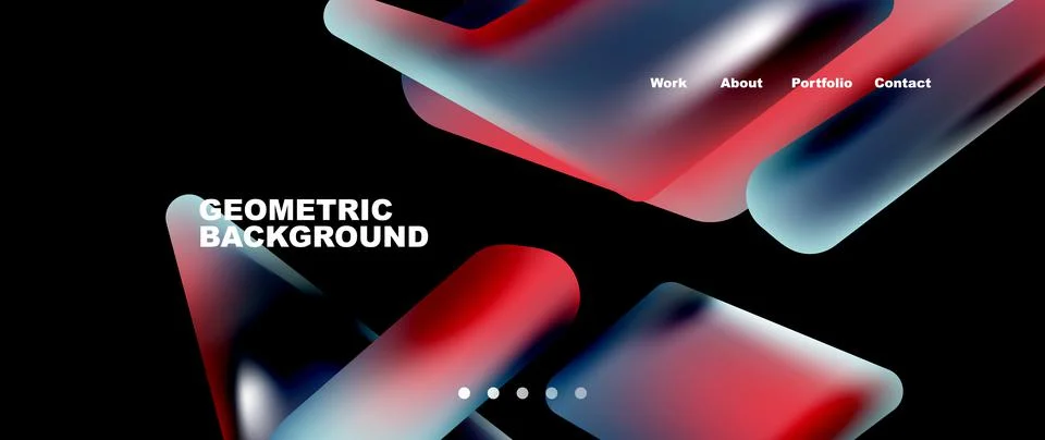 Tech minimal geometric wallpaper. Creative abstract background. Vector Stock Illustration